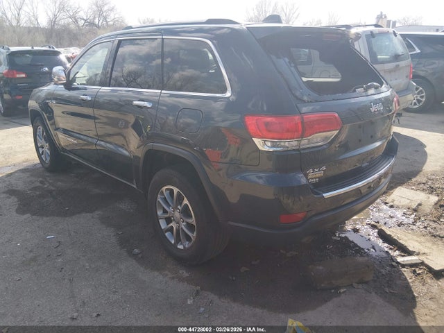 2014 Jeep Grand Cherokee Limited მანქანა იყიდება აუქციონზე, vin: 1C4RJFBG8EC466332, აუქციონის ნომერი: 44728002