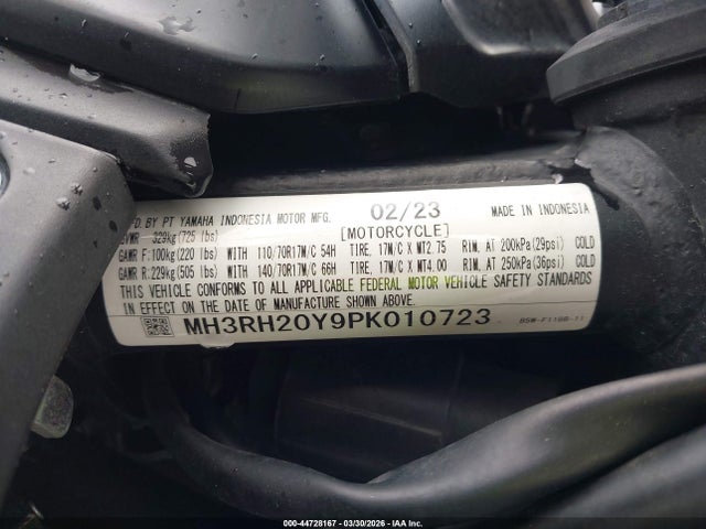 MH3RH20Y9PK010723 Yamaha Mt-03