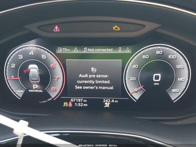 2019 Audi Q8 55 Premium მანქანა იყიდება აუქციონზე, vin: WA1EVAF14KD039015, აუქციონის ნომერი: 44728412
