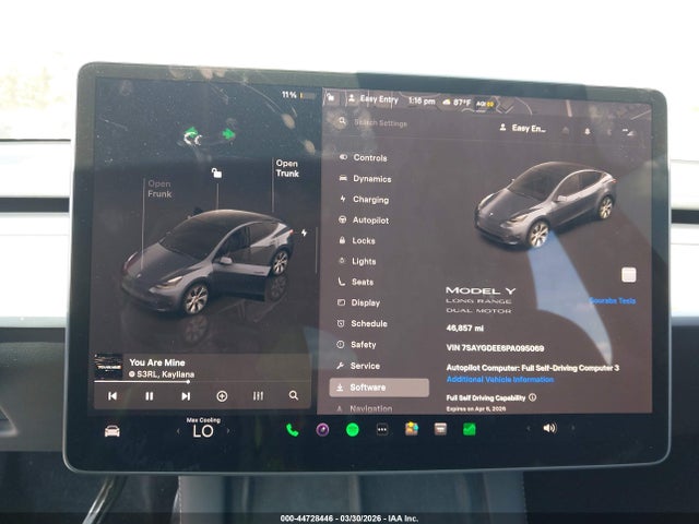 7SAYGDEE6PA095069 Tesla Model Y Awd/long Range Dual Motor All-wheel Drive
