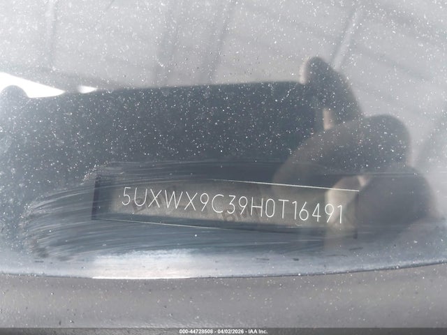 44728508 :رقم المزاد ، 5UXWX9C39H0T16491 vin ، 2017 Bmw X3 Xdrive28i مزاد بيع