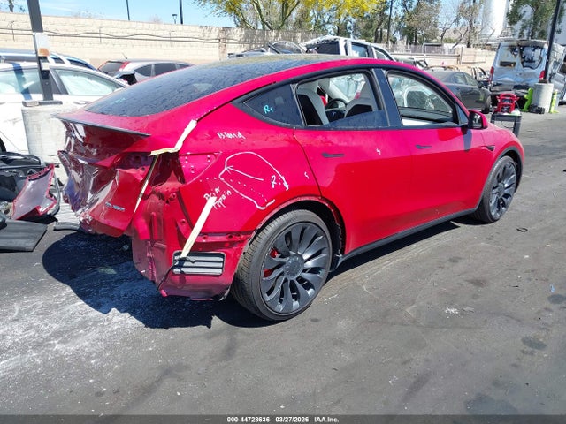 Продаж на аукціоні авто 2022 Tesla Model Y Performance Dual Motor All-wheel Drive, vin: 7SAYGDEF8NF392501, номер лоту: 44728636