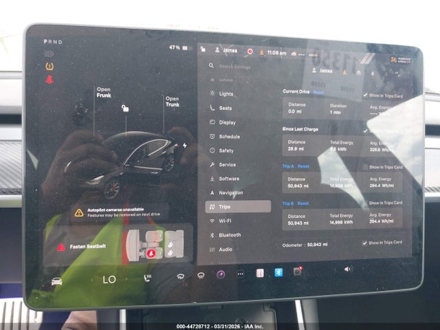 44728712 :رقم المزاد ، 5YJ3E1EC7LF713135 vin ، 2020 Tesla Model 3 Performance Dual Motor All-wheel Drive مزاد بيع
