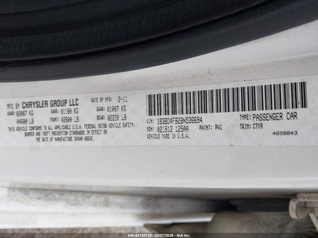 2011 DODGE AVENGER 1B3BD4FB2BN536694 Photo 8
