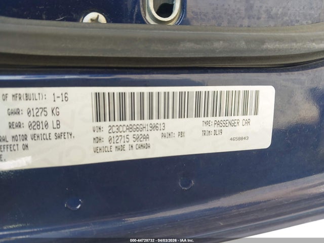 Продаж на аукціоні авто 2016 Chrysler 300 300s, vin: 2C3CCABG6GH190613, номер лоту: 44728732