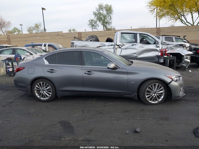 Продажа на аукционе авто 2019 Infiniti Q50 3.0t Luxe, vin: JN1EV7AP3KM542736, номер лота: 44728829