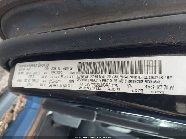 2007 Jeep Wrangler X მანქანა იყიდება აუქციონზე, vin: 1J4FA24127L189422, აუქციონის ნომერი: 44728953