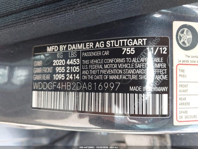 Продаж на аукціоні авто 2013 Mercedes-benz C 250 Luxury/sport, vin: WDDGF4HB2DA816997, номер лоту: 44728963