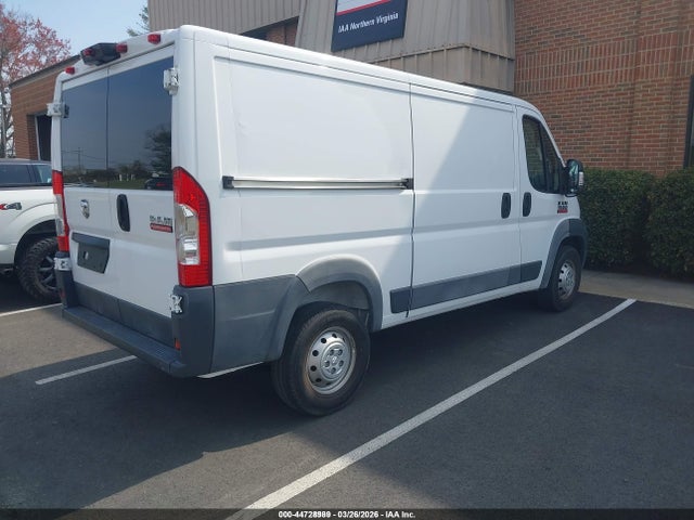 2018 Ram Promaster 1500 Low Roof 136 Wb მანქანა იყიდება აუქციონზე, vin: 3C6TRVAG6JE148391, აუქციონის ნომერი: 44728989