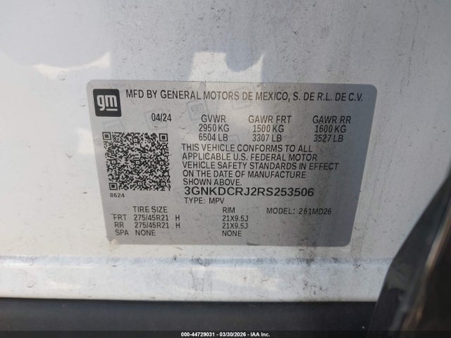 Chevrolet Blazer Ev Eawd Rs 2024 3GNKDCRJ2RS253506 Image 9