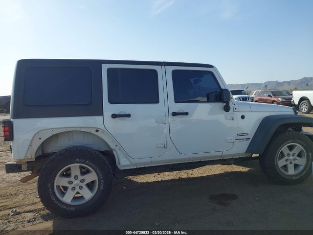 44729033 :رقم المزاد ، 1C4HJWDG6JL930866 vin ، 2018 Jeep Wrangler Jk Unlimited Sport S 4x4 مزاد بيع