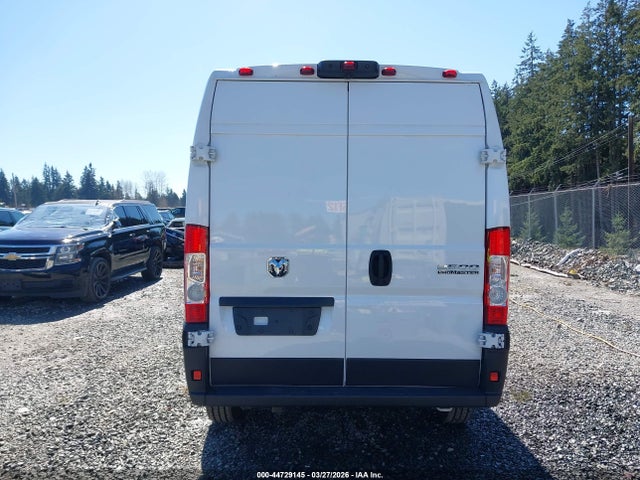 Auction sale of the 2025 Ram Promaster 2500 Tradesman High Roof 159 Wb W/pass Seat, vin: 3C6LRVDG2SE547781, lot number: 44729145