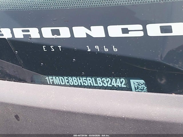 Aukcja sprzedaży 2024 Ford Bronco Outer Banks, vin: 1FMDE8BH5RLB32442, numer aukcji: 44729194
