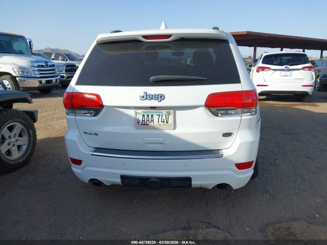Aukcja sprzedaży 2017 Jeep Grand Cherokee Overland 4x4, vin: 1C4RJFCG3HC676694, numer aukcji: 44729220