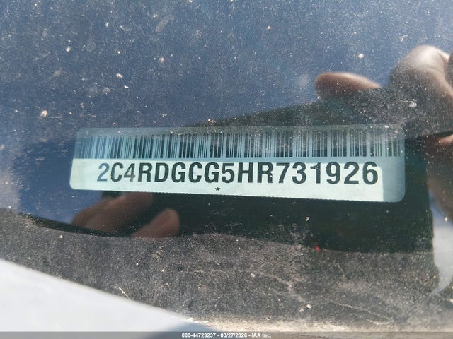 Dodge Grand Caravan Sxt 2017 2C4RDGCG5HR731926 Image 9
