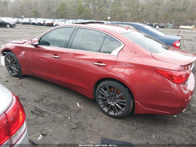 44729291 :رقم المزاد ، JN1FV7AR0GM451274 vin ، 2016 Infiniti Q50 3.0t Red Sport 400 مزاد بيع
