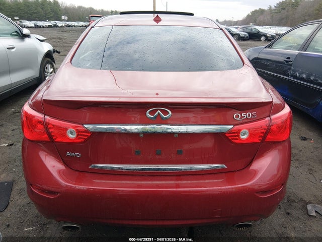 44729291 :رقم المزاد ، JN1FV7AR0GM451274 vin ، 2016 Infiniti Q50 3.0t Red Sport 400 مزاد بيع