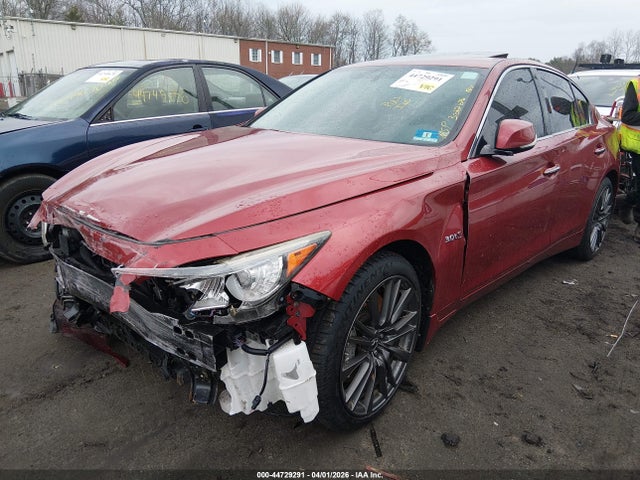 44729291 :رقم المزاد ، JN1FV7AR0GM451274 vin ، 2016 Infiniti Q50 3.0t Red Sport 400 مزاد بيع