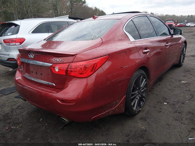 44729291 :رقم المزاد ، JN1FV7AR0GM451274 vin ، 2016 Infiniti Q50 3.0t Red Sport 400 مزاد بيع