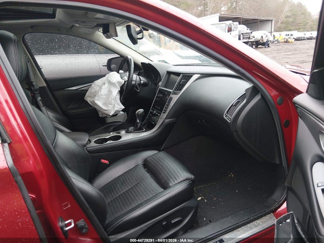 44729291 :رقم المزاد ، JN1FV7AR0GM451274 vin ، 2016 Infiniti Q50 3.0t Red Sport 400 مزاد بيع