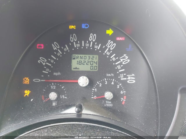 2002 Volkswagen New Beetle Gl მანქანა იყიდება აუქციონზე, vin: 3VWBK21C02M440367, აუქციონის ნომერი: 44729322