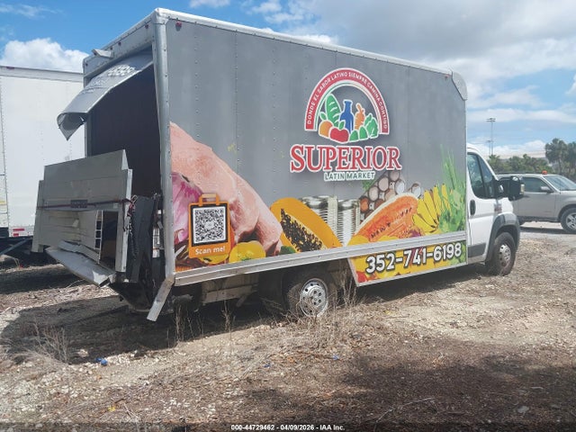 44729462 :رقم المزاد ، 3C7WRVMG3JE124439 vin ، 2018 Ram Promaster 3500 Cutaway Low Roof مزاد بيع