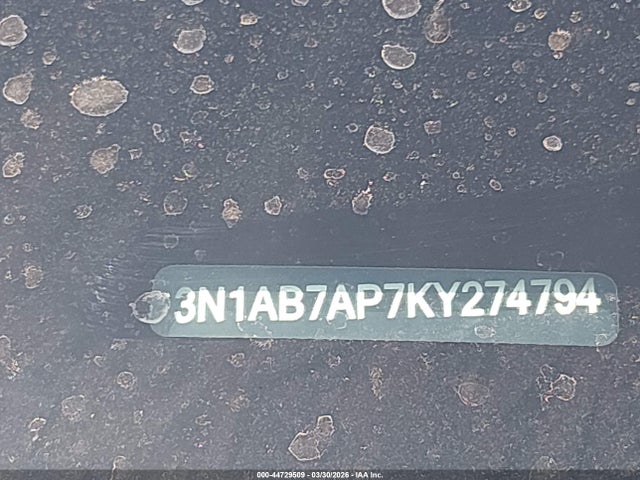 Nissan SENTRA S 2019 3N1AB7AP7KY274794 Image 9