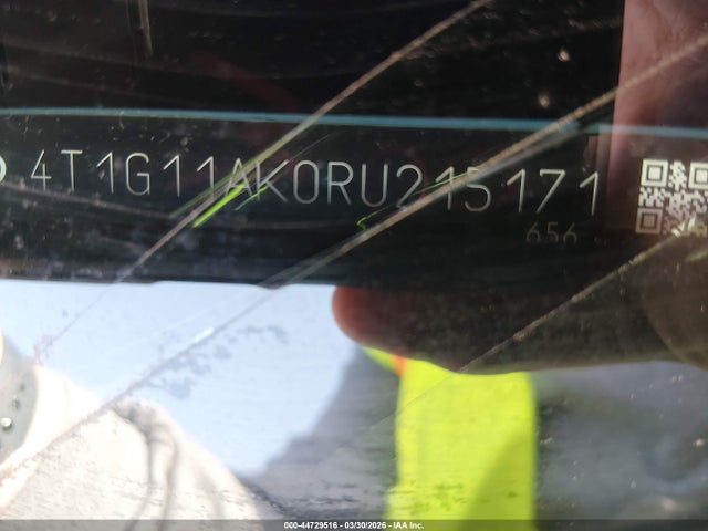 Aukcja sprzedaży 2024 Toyota Camry Se, vin: 4T1G11AK0RU215171, numer aukcji: 44729516