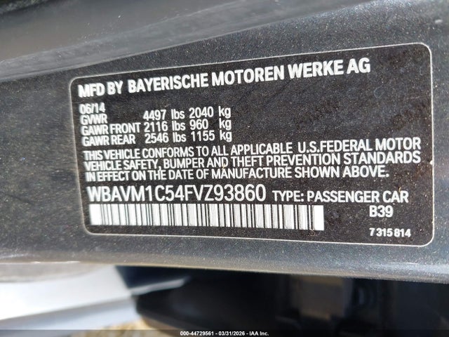 2015 BMW X1 WBAVM1C54FVZ93860 Photo 8