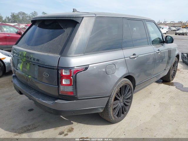 2016 Land Rover Range Rover 5.0l V8 Supercharged მანქანა იყიდება აუქციონზე, vin: SALGS2EF3GA305572, აუქციონის ნომერი: 44729569