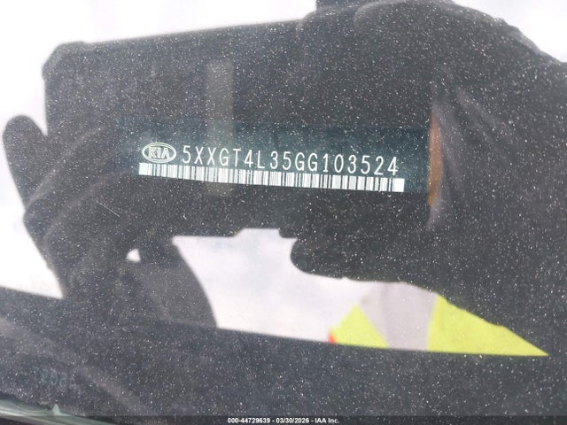 Продаж на аукціоні авто 2016 Kia Optima Lx, vin: 5XXGT4L35GG103524, номер лоту: 44729639