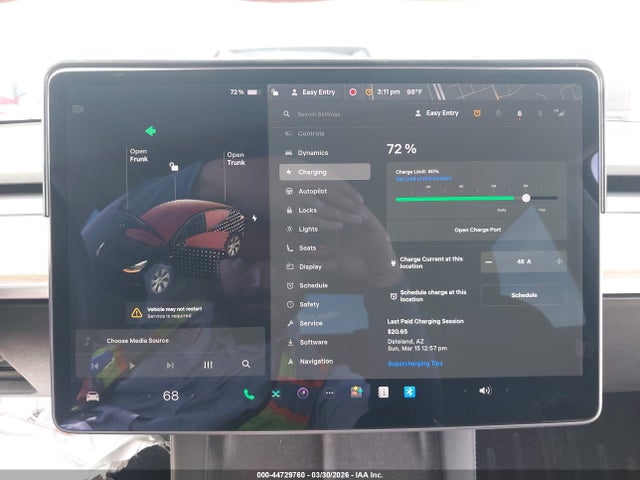 Aukcja sprzedaży 2021 Tesla Model Y Long Range Dual Motor All-wheel Drive, vin: 5YJYGDEE6MF200110, numer aukcji: 44729760
