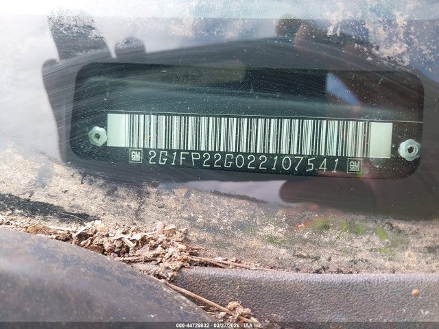 44729832 :رقم المزاد ، 2G1FP22G022107541 vin ، 2002 Chevrolet Camaro Police مزاد بيع