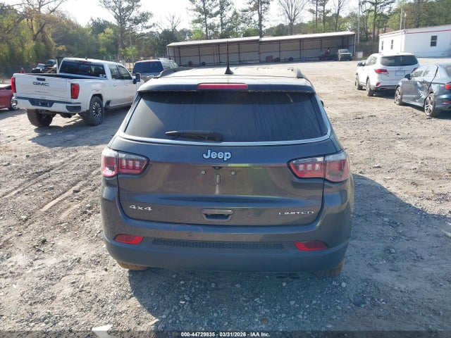 Aukcja sprzedaży 2018 Jeep Compass Limited 4x4, vin: 3C4NJDCB1JT104492, numer aukcji: 44729835