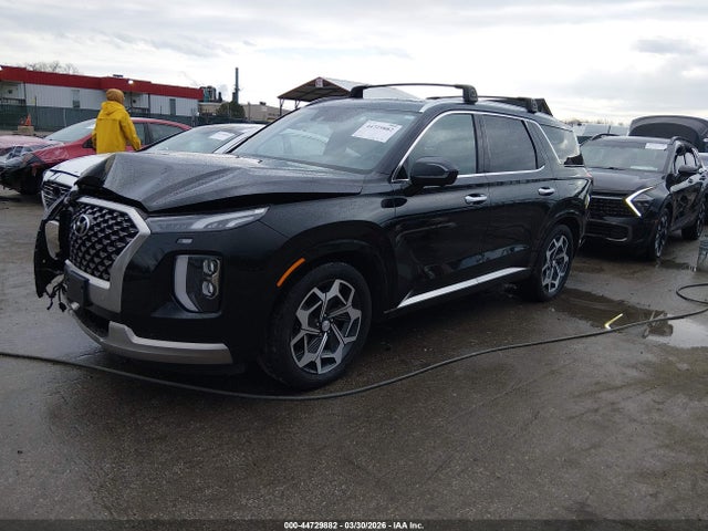 2022 Hyundai Palisade Calligraphy მანქანა იყიდება აუქციონზე, vin: KM8R7DHE6NU399647, აუქციონის ნომერი: 44729882