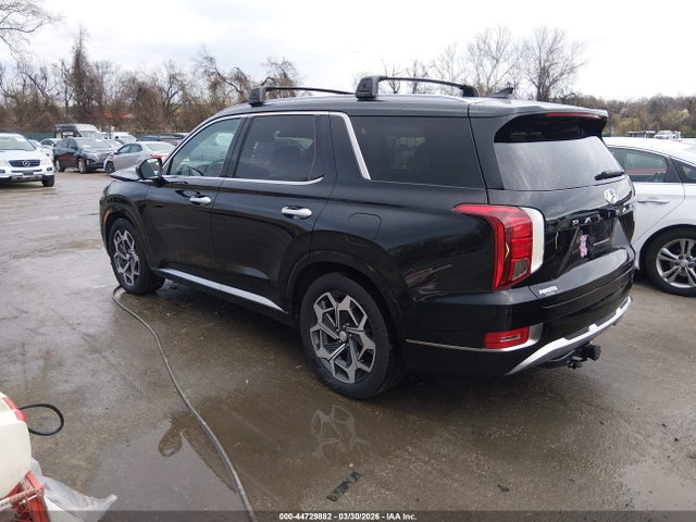 2022 Hyundai Palisade Calligraphy მანქანა იყიდება აუქციონზე, vin: KM8R7DHE6NU399647, აუქციონის ნომერი: 44729882