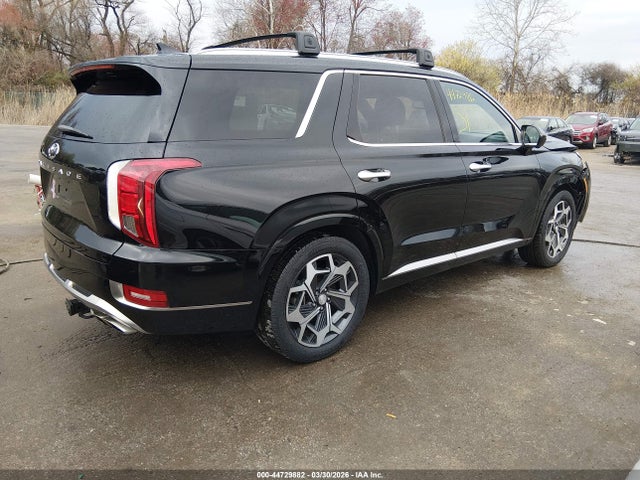 2022 Hyundai Palisade Calligraphy მანქანა იყიდება აუქციონზე, vin: KM8R7DHE6NU399647, აუქციონის ნომერი: 44729882