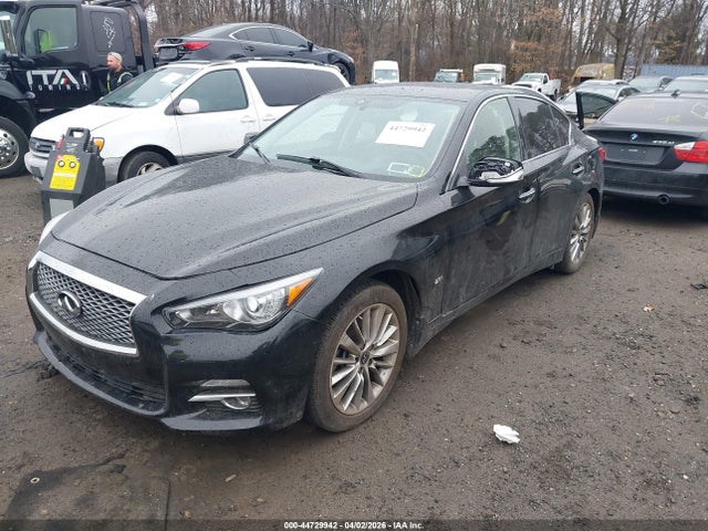 44729942 :رقم المزاد ، JN1CV7AR9JM280079 vin ، 2018 Infiniti Q50 2.0t Luxe مزاد بيع