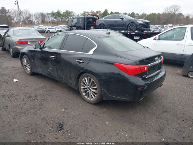 44729942 :رقم المزاد ، JN1CV7AR9JM280079 vin ، 2018 Infiniti Q50 2.0t Luxe مزاد بيع