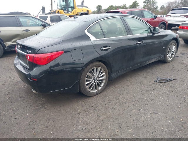 44729942 :رقم المزاد ، JN1CV7AR9JM280079 vin ، 2018 Infiniti Q50 2.0t Luxe مزاد بيع
