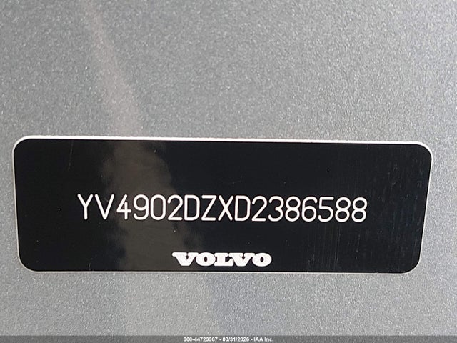 2013 VOLVO XC60 YV4902DZXD2386588 Photo 8