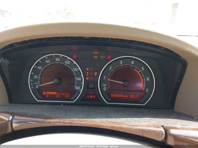 44730155 :رقم المزاد ، WBAGN63484DS49546 vin ، 2004 Bmw 745li مزاد بيع
