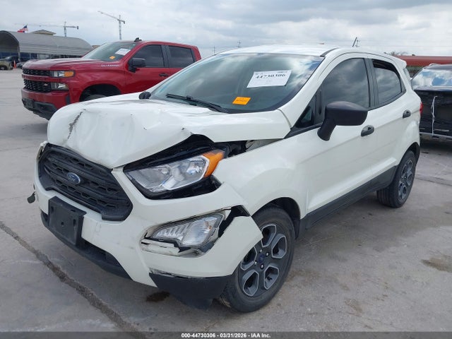 2021 Ford Ecosport S მანქანა იყიდება აუქციონზე, vin: MAJ3S2FE0MC448111, აუქციონის ნომერი: 44730306