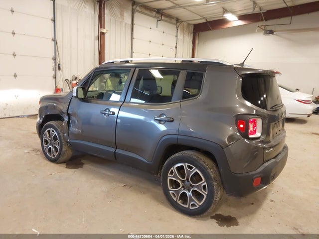 2016 Jeep Renegade Limited მანქანა იყიდება აუქციონზე, vin: ZACCJBDT7GPC67599, აუქციონის ნომერი: 44730684