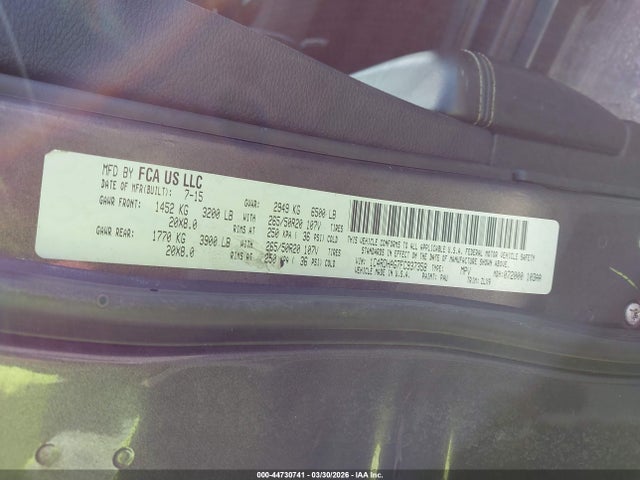 2015 DODGE DURANGO 1C4RDHAG7FC937358 Photo 8