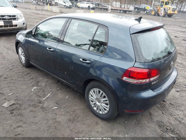 44730756 :رقم المزاد ، WVWDB7AJ6CW249058 vin ، 2012 Volkswagen Golf 2.5l 4-door مزاد بيع