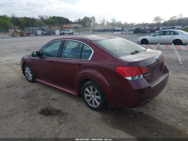 2011 Subaru Legacy 2.5i Premium მანქანა იყიდება აუქციონზე, vin: 4S3BMCG67B3220102, აუქციონის ნომერი: 44731027