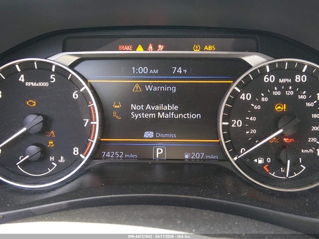 1N4BL4CV7MN418956 Nissan Altima Sr Fwd
