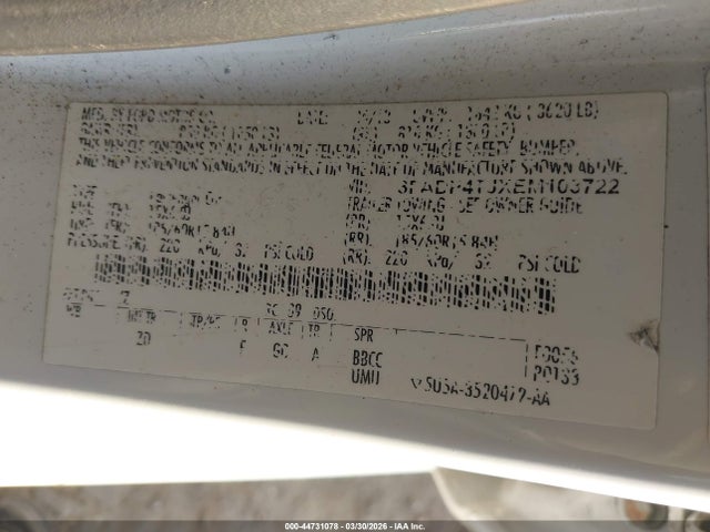 Ford FIESTA S 2014 3FADP4TJXEM103722 Image 9