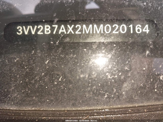 44731083 :رقم المزاد ، 3VV2B7AX2MM020164 vin ، 2021 Volkswagen Tiguan 2.0t Se/2.0t Se R-line Black/2.0t Sel مزاد بيع
